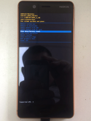 Заводской сброс (hard reset) Nokia 5