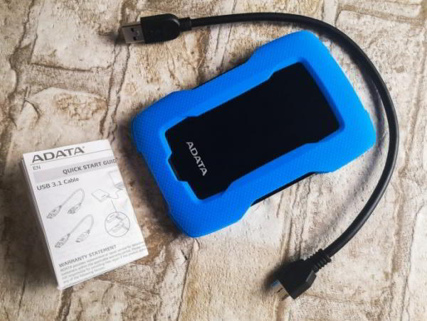 Обзор внешнего HDD ADATA HD330: Тонко и прочно