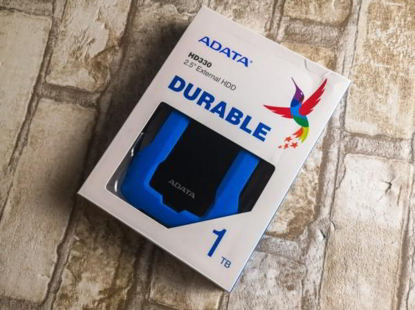 Обзор внешнего HDD ADATA HD330: Тонко и прочно