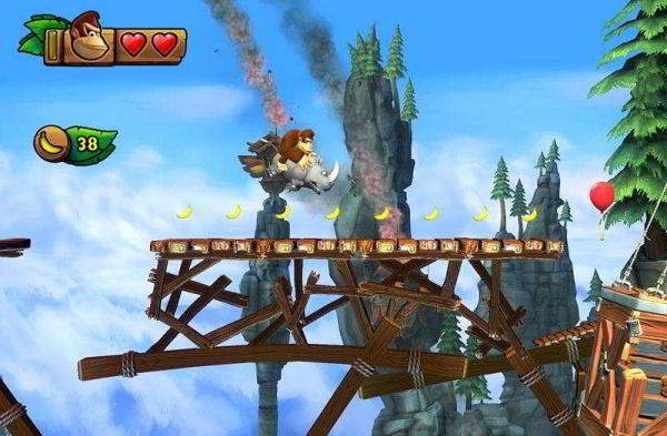 Обзор игры Donkey Kong Country: Tropical Freeze подкупающей графикой
