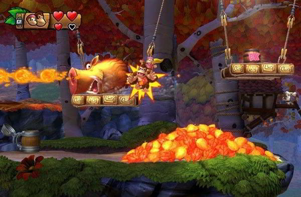 Обзор игры Donkey Kong Country: Tropical Freeze подкупающей графикой