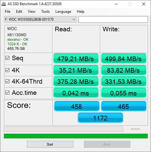 Обзор Western Digital Blue 500GB. Самое главное о SATA M.2 SSD