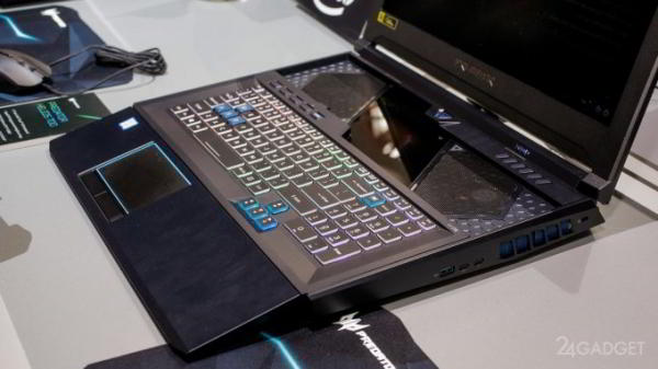 Acer показала ноутбук с выдвижной клавиатурой и другие новинки (18 фото)