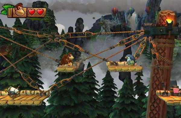 Обзор игры Donkey Kong Country: Tropical Freeze подкупающей графикой