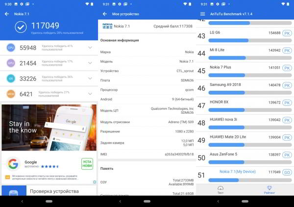 Обзор смартфона Nokia 7.1: "середнячок" не значит "посредственность"