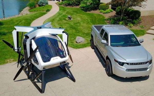 Перечеркните все желания — Новым квадрокоптер Workhorse SureFly с человеком внутри