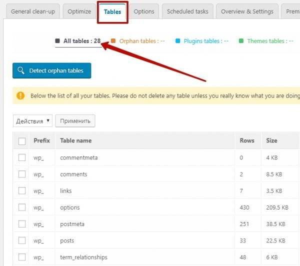 Очистка и ускорение сайта WordPress Супер плагин