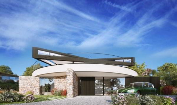 Вращающийся домик Devon House позволит выбирать самый красивый вид из любого окна