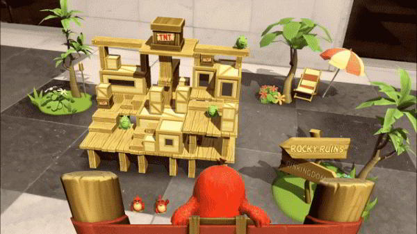 Игру Angry Birds перенесли в дополненную реальность (3 фото + видео)