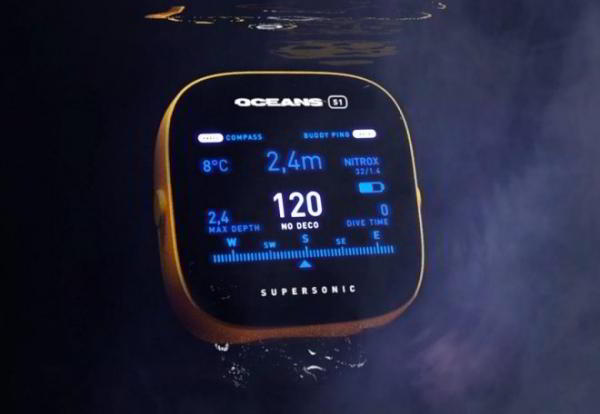 Ультразвуковой гаджет Oceans S1 поможет дайверам общаться под водой