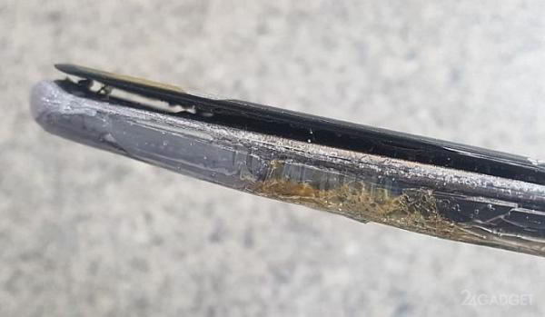 Зафиксирован первый случай возгорания Samsung Galaxy S10 5G (4 фото) Зафиксирован первый случай возгорания Samsung Galaxy S10 5G (4 фото)
