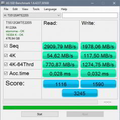Обзор NVME-накопителя Transcend MTE220S ёмкостью 512 ГБ