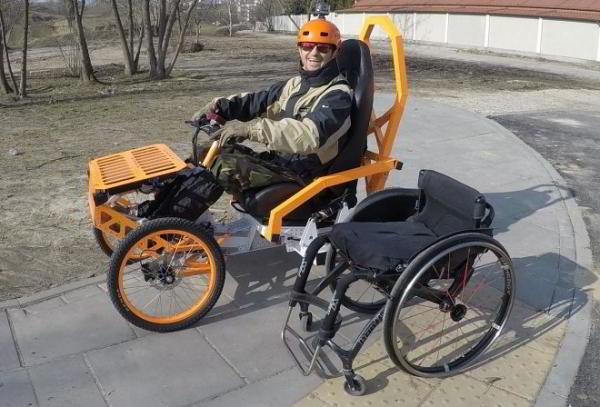 Коляска EV4 Mountain Cart позволит маломобильным людям покорить бездорожье