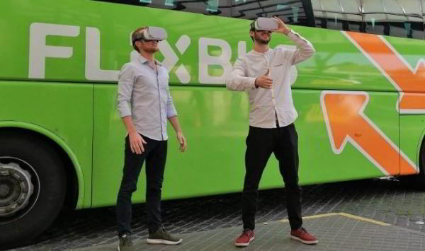 Компания FlixBus запускает автопутешествия с VR-гарнитурой на борту