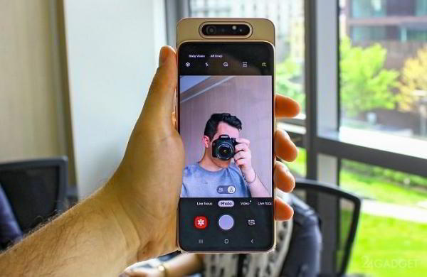 Samsung Galaxy A80 — смартфон с вращающейся тройной камерой (18 фото + видео)