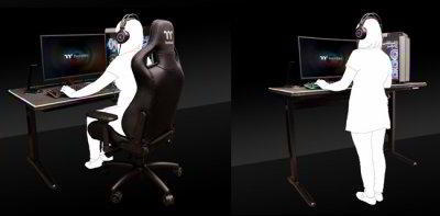 Thermaltake выпускает игровой стол RGB Battlestation Level 20