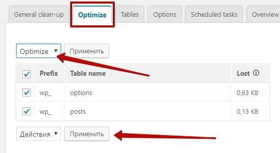 Очистка и ускорение сайта WordPress Супер плагин
