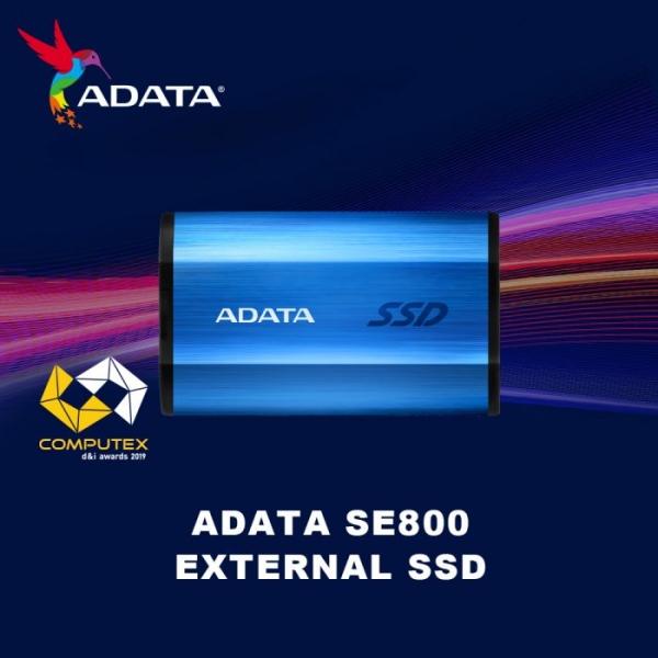 Внешние диски ADATA HDD HD770G и SSD SE800 получили награду Computex d&i Award