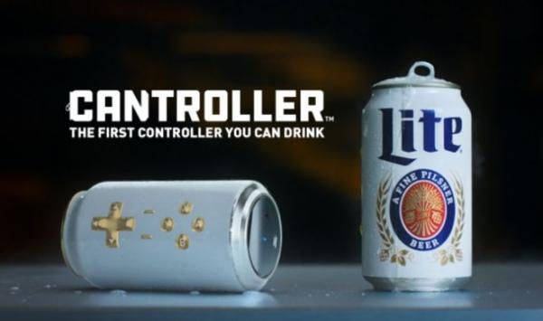 Компания Miller Lite разработала геймпад для настоящих ценителей пива
