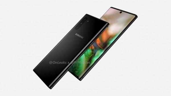 Samsung Galaxy Note10: первые изображения из авторитетного источника