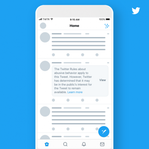 Twitter's new warning label could curb spread of Trump tweets