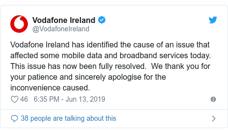 Vodafone suffers faults across Europe