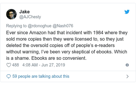 The day the e-books stopped working