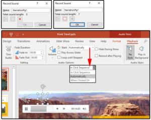 How to create a PowerPoint presentation for a kiosk or trade show booth