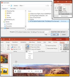 How to create a PowerPoint presentation for a kiosk or trade show booth