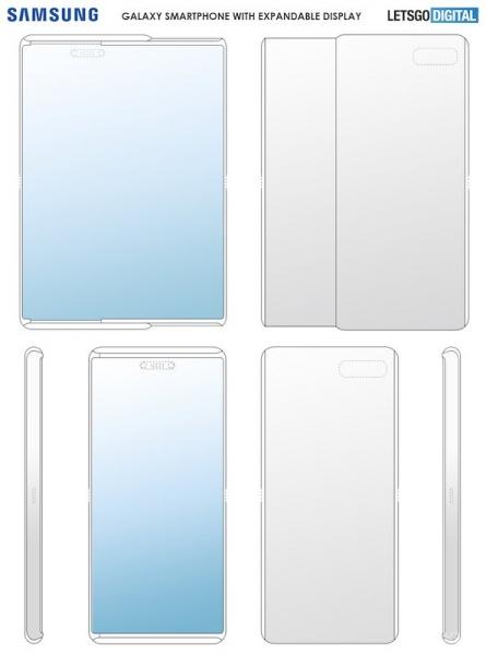 В Samsung готовят смартфон с расширяемым дисплеем (6 фото)