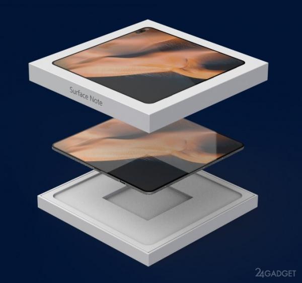 Ждём выхода складного Microsoft Surface Note. Рендеры уже опубликованы (6 фото)